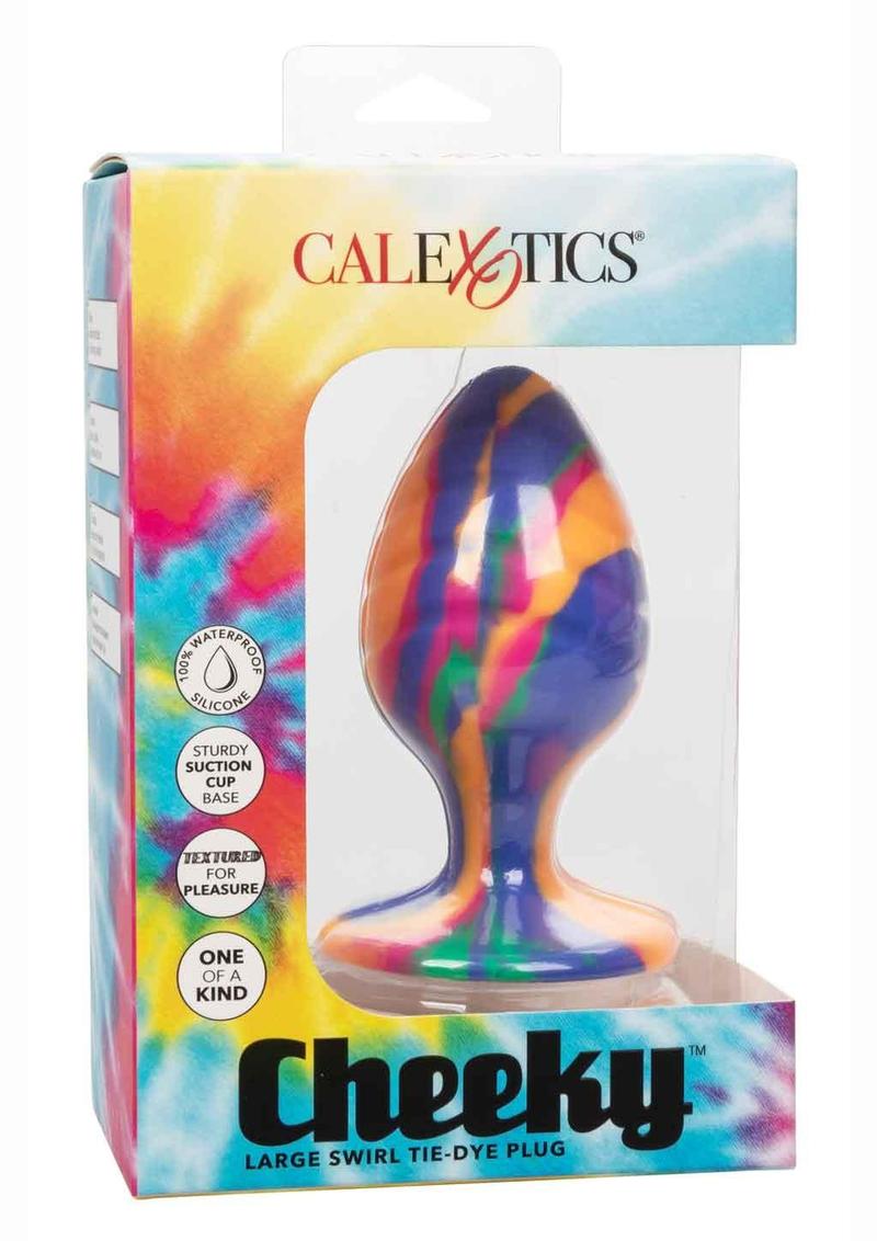 Cheeky Swirl Tie-Dye Silicone Plug - True Pleasures