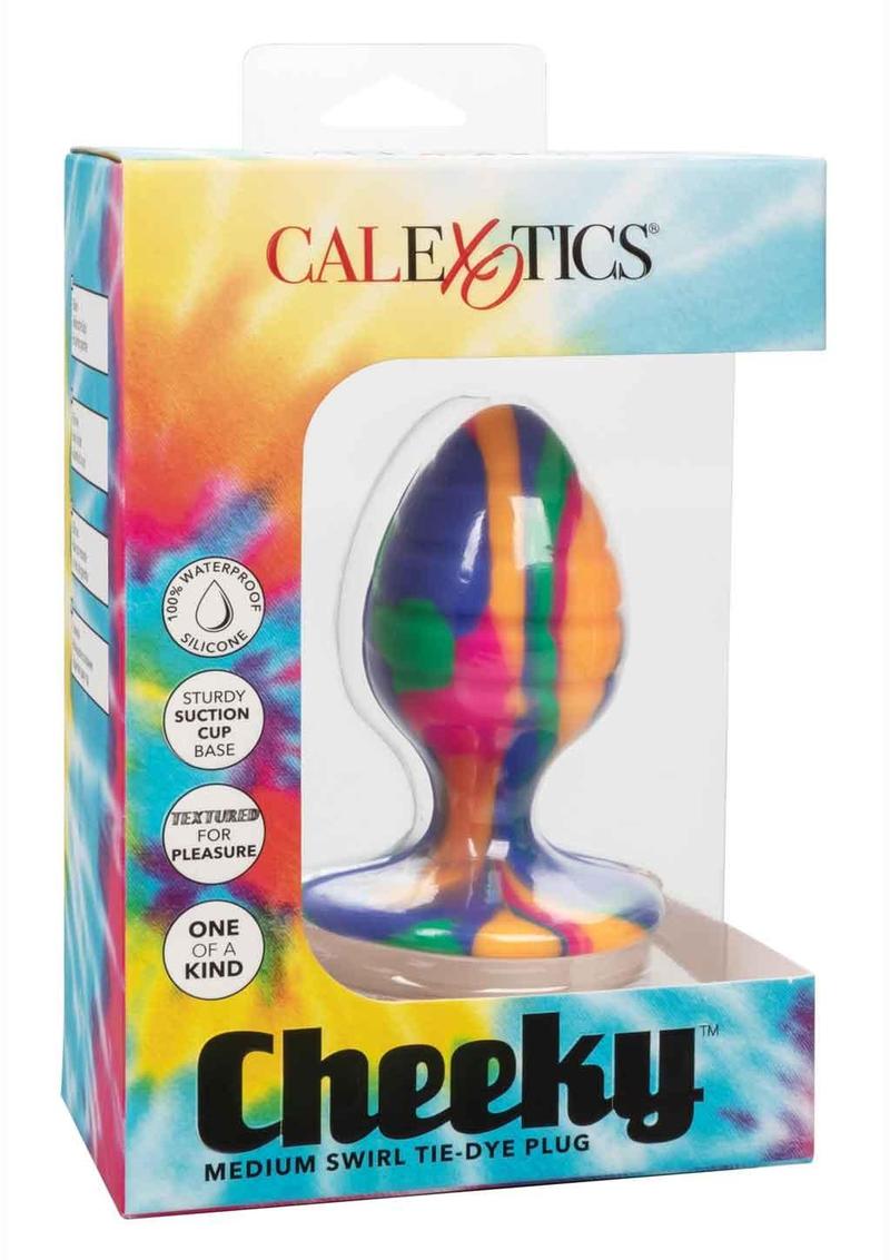 Cheeky Swirl Tie-Dye Silicone Plug - True Pleasures