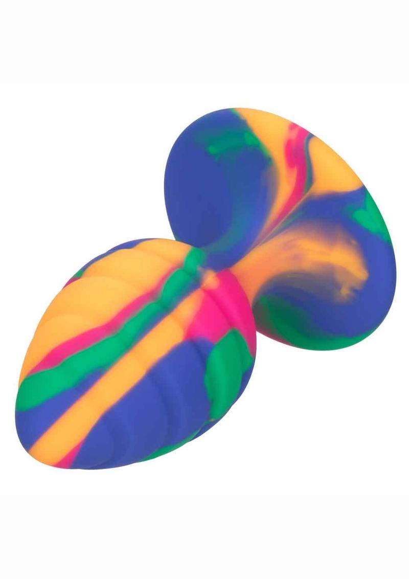 Cheeky Swirl Tie-Dye Silicone Plug - True Pleasures