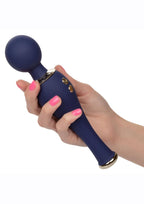 Chic Poppy Rechargeable Silicone Wand Massager - True Pleasures