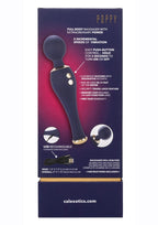Chic Poppy Rechargeable Silicone Wand Massager - True Pleasures