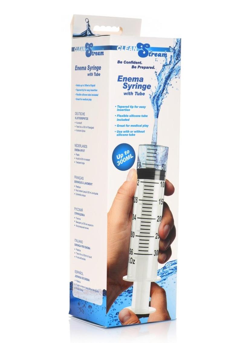 Cleanstream Enema Syringe with Tube - True Pleasures