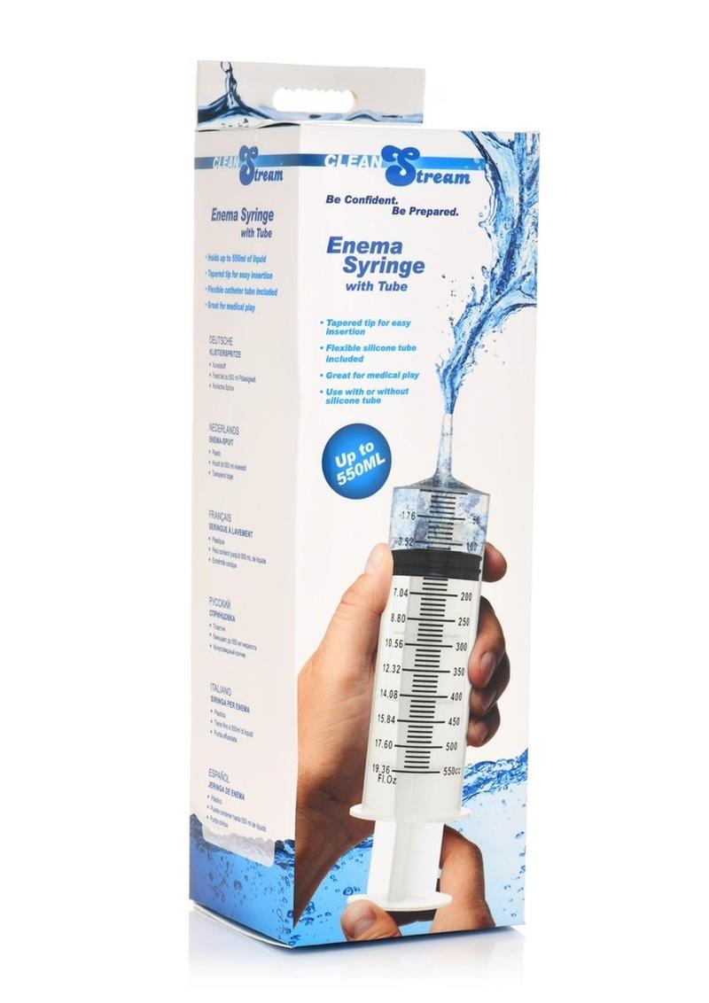 Cleanstream Enema Syringe with Tube - True Pleasures