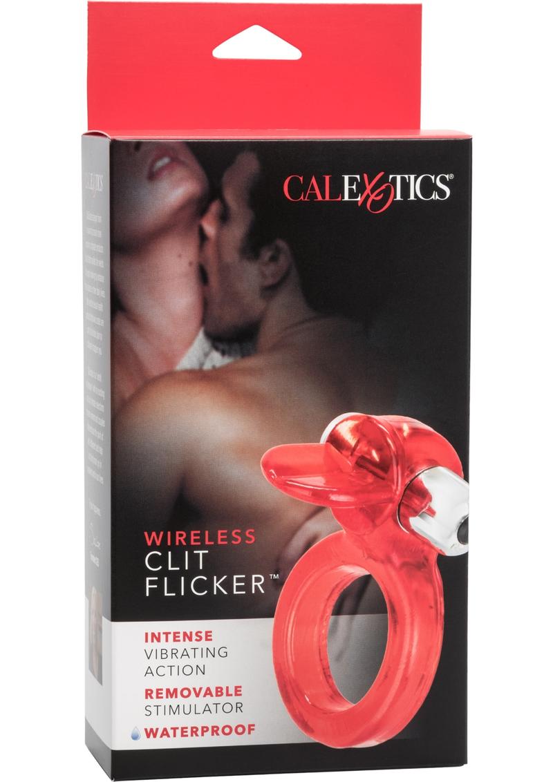 Wireless Clit Flicker Vibrating Cock Ring with Clitoral Stimulation - True Pleasures