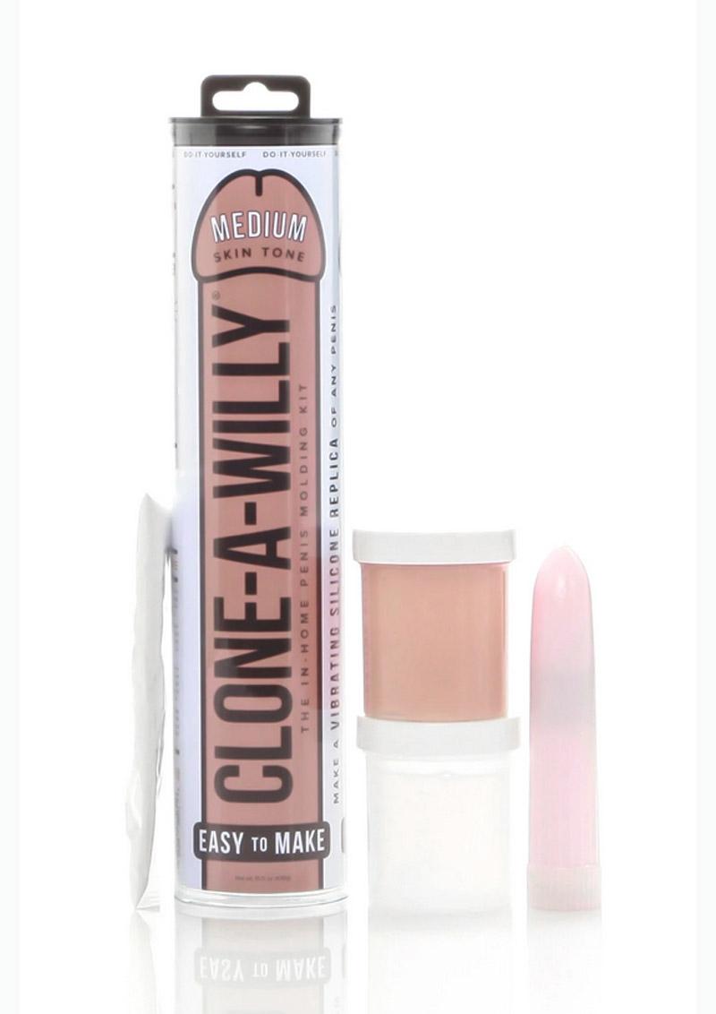Clone-A-Willy Silicone Dildo Molding Kit with Vibrator - True Pleasures