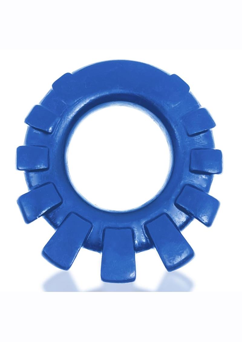 Cock-Lug Silicone Lugged Cock Ring - Marine - True Pleasures