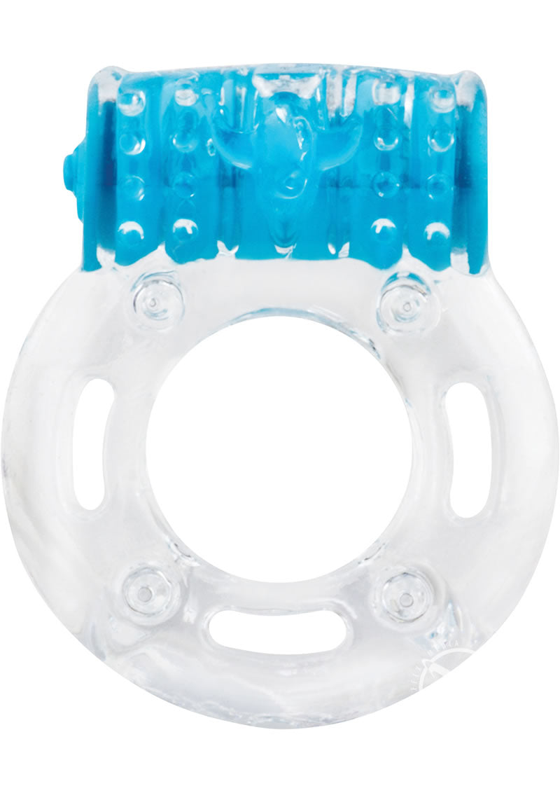 Color Pop Quickie Screaming O Plus Vibrating Ring Silicone Cock Ring - True Pleasures