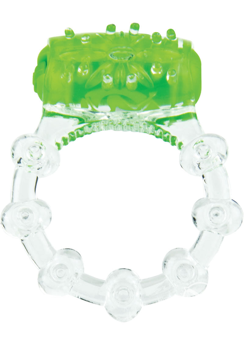 Color Pop Quickie Screaming O Vibrating Ring Silicone Cock Ring - True Pleasures