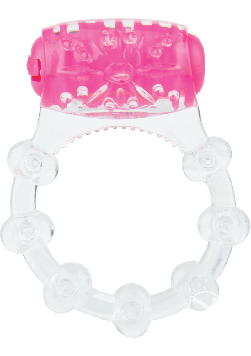 Color Pop Quickie Screaming O Vibrating Ring Silicone Cock Ring - True Pleasures