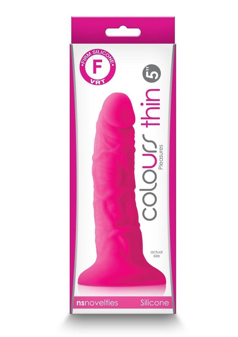 Colours Pleasures Silicone Thin Dildo - True Pleasures