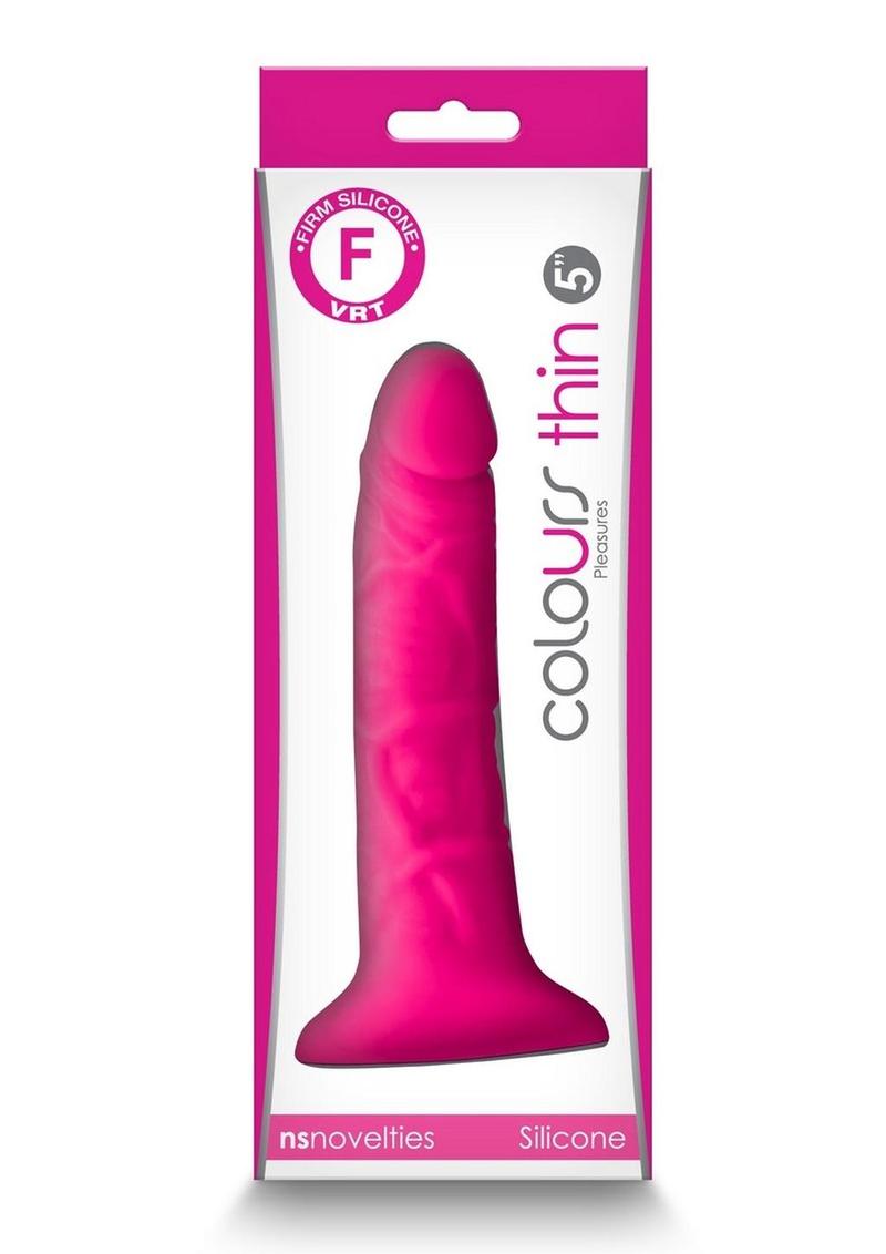 Colours Pleasures Silicone Thin Dildo - True Pleasures