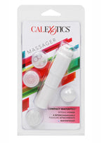 Compact Personal Travel Wand Massager with 4 Interchangeable Heads - True Pleasures