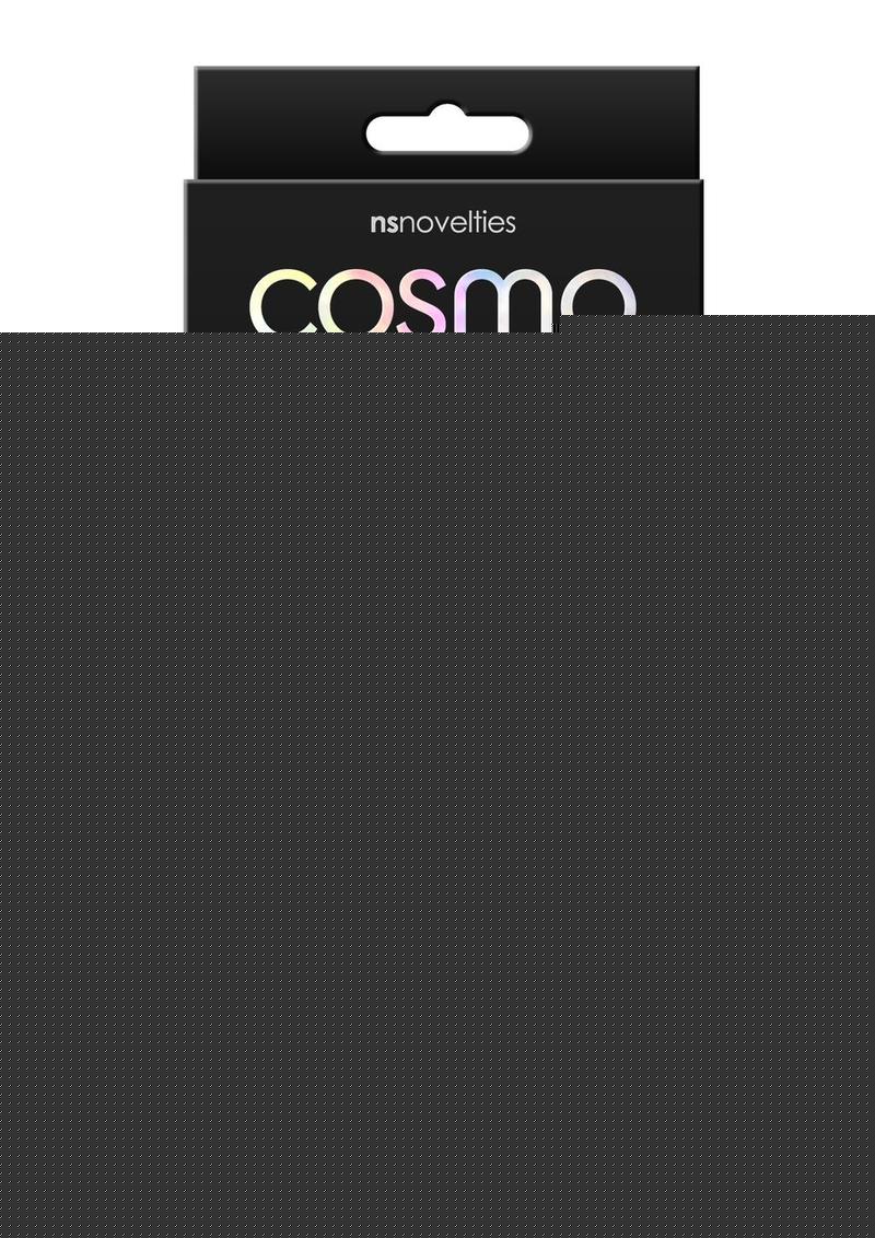 Cosmo Bondage Collar and Leash - Multicolor/Rainbow