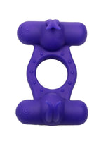 Couple's Enhancers Silicone Rechargeable Triple Orgasm Enhancer - True Pleasures
