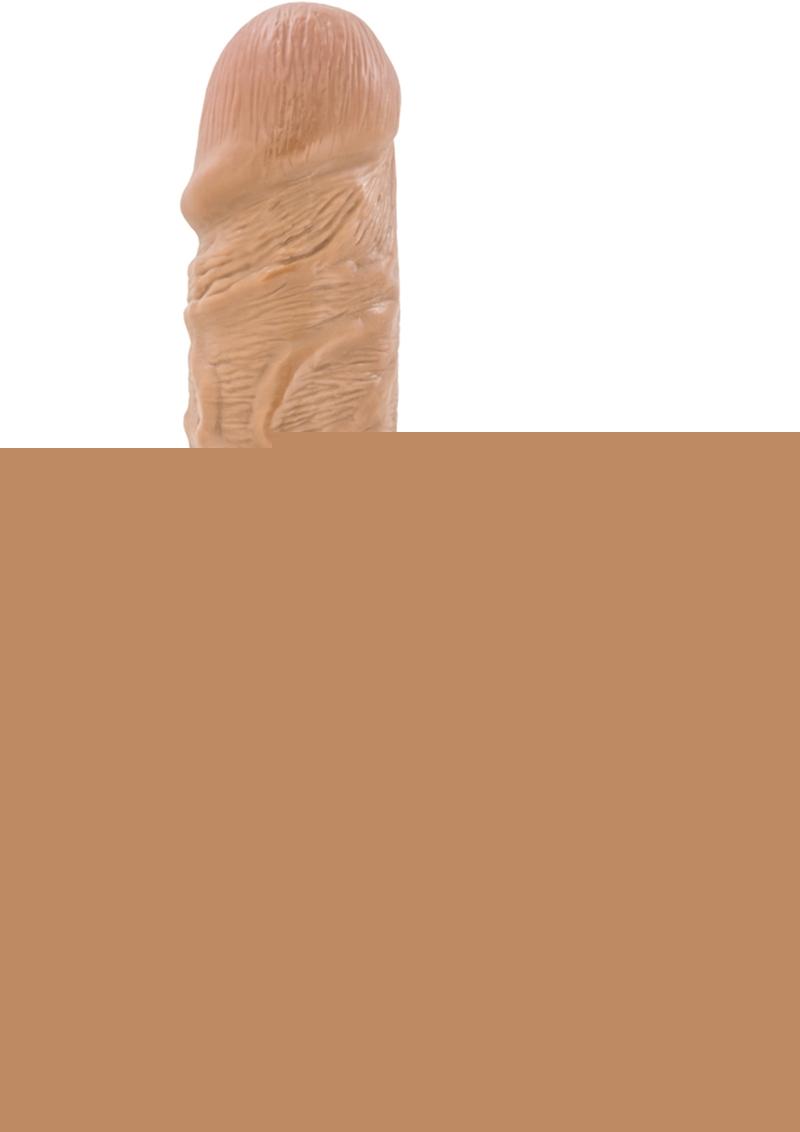 Loverboy Your Personal Trainer Dildo with Balls - Brown/Caramel - 9in
