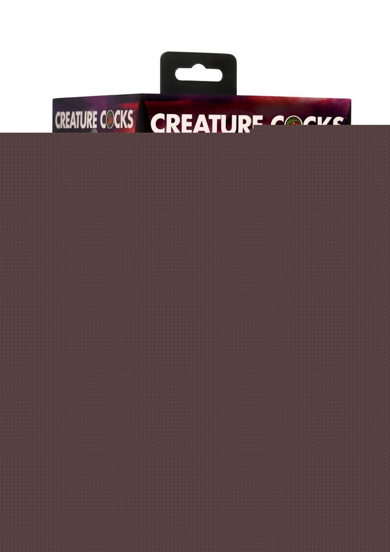 Creature Cocks Dickosaur Dinosaur Silicone Dildo - Black/Green