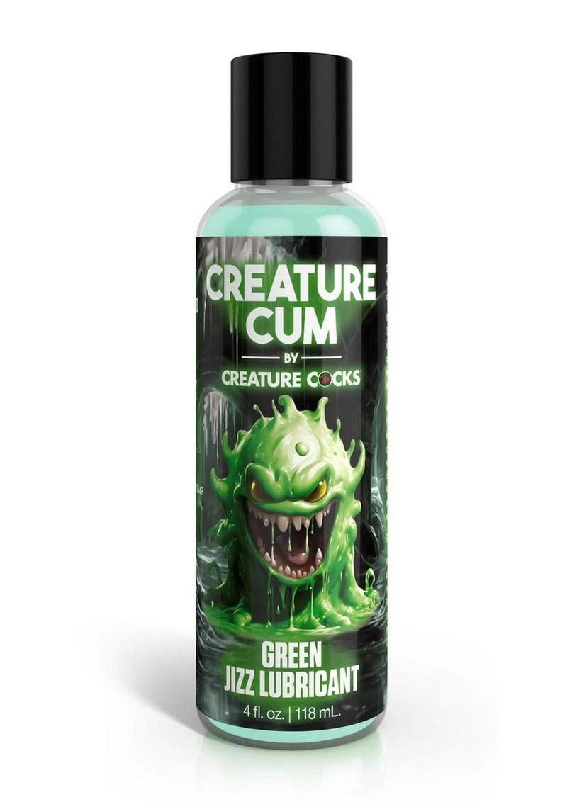 Creature Cum Green Unscented Jizz Water Based Lubricant - Green - 4oz