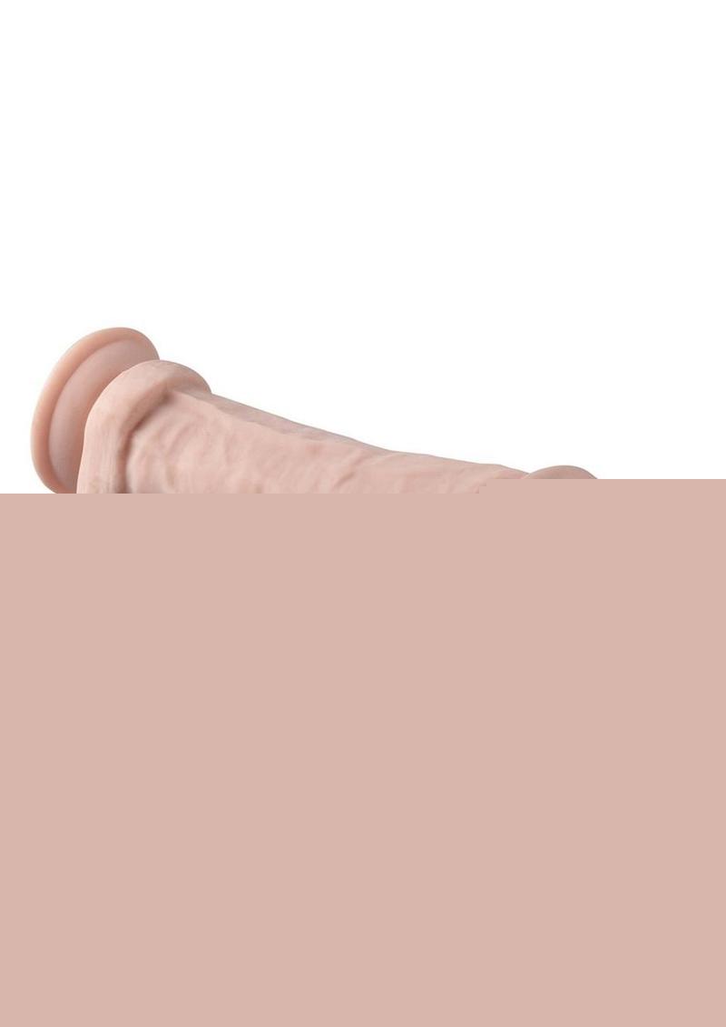 Dr. Skin Silicone Dr. Julian Dildo with Balls and Suction Cup