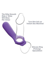 Fantasy C-Ringz Silicone Ride N' Glide Couples Cock Ring