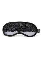 Fifty Shades Of Grey Play Nice Satin and Lace Blindfold - Black/Silver
