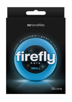 Firefly Halo Small Silicone Cock Ring - Blue/Glow In The Dark - Small