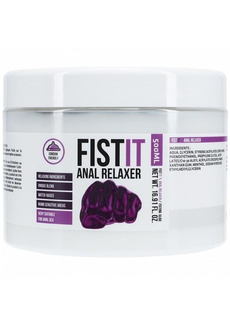 Fist It Anal Relaxer Water Based Lubricant - 16.9oz/500ml