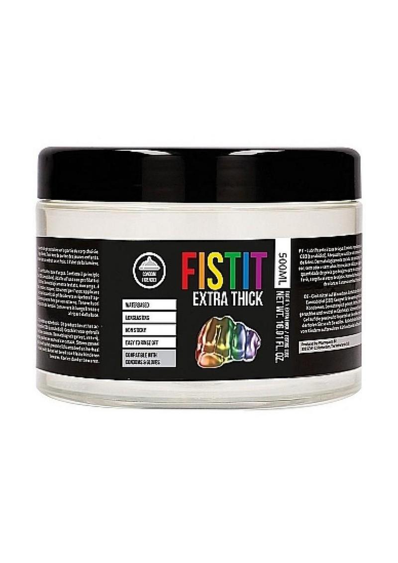 Fist It Extra Thick Rainbow Water Based Lubricant - 16.9oz/500ml