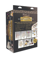 Glitterati Boobie Party - Black/Gold - Pack