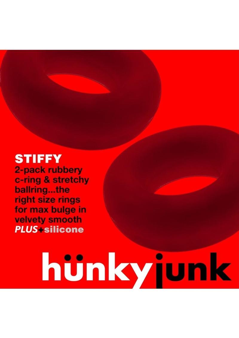 Hunkyjunk Stiffy Bulge Silicone Cock Rings - True Pleasures