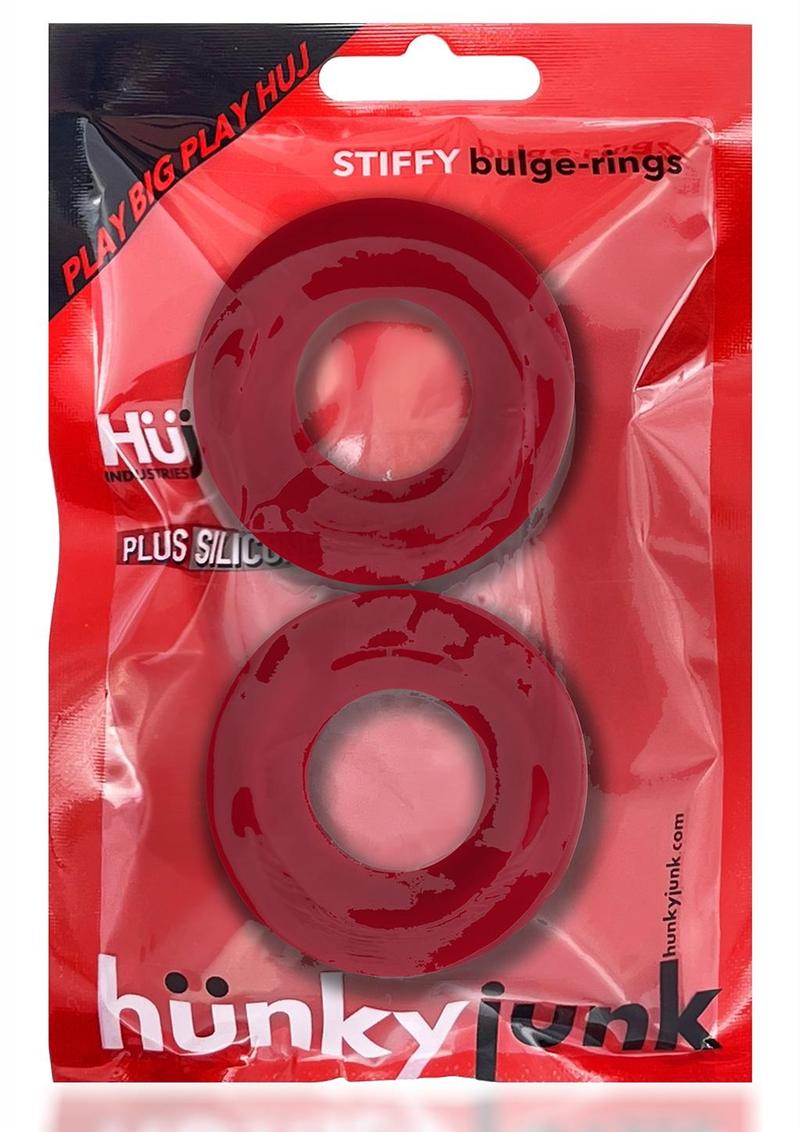 Hunkyjunk Stiffy Bulge Silicone Cock Rings - True Pleasures