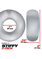 Hunkyjunk Stiffy Bulge Silicone Cock Rings - True Pleasures