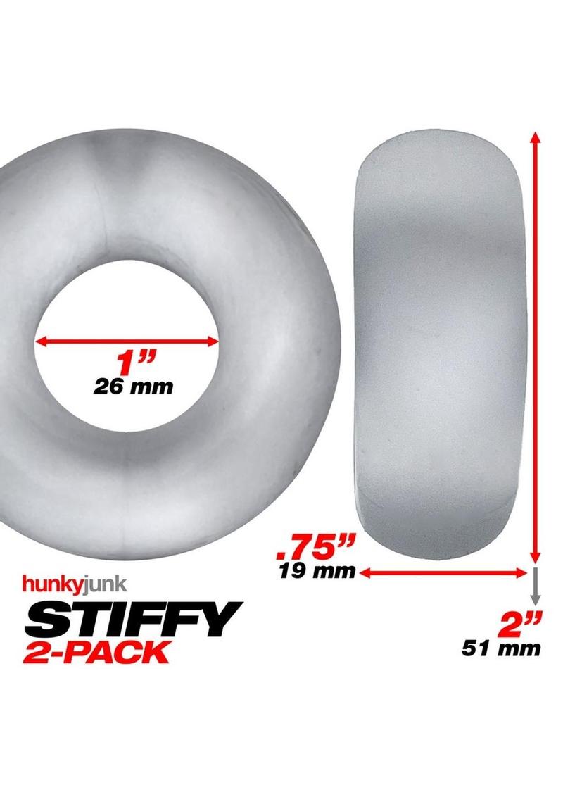 Hunkyjunk Stiffy Bulge Silicone Cock Rings - True Pleasures