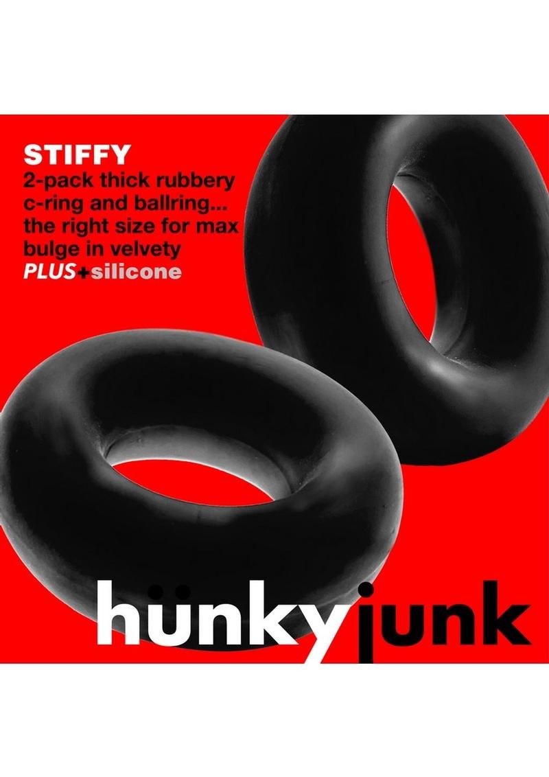 Hunkyjunk Stiffy Bulge Silicone Cock Rings - True Pleasures