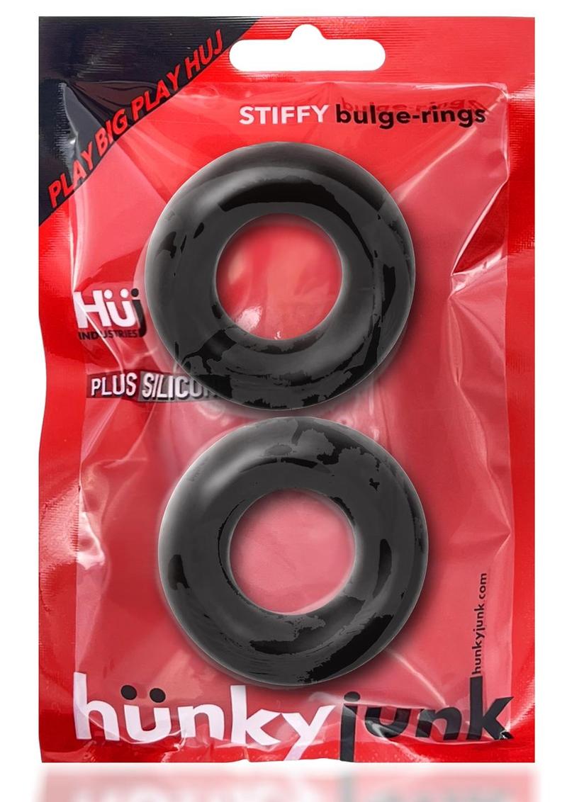 Hunkyjunk Stiffy Bulge Silicone Cock Rings - True Pleasures
