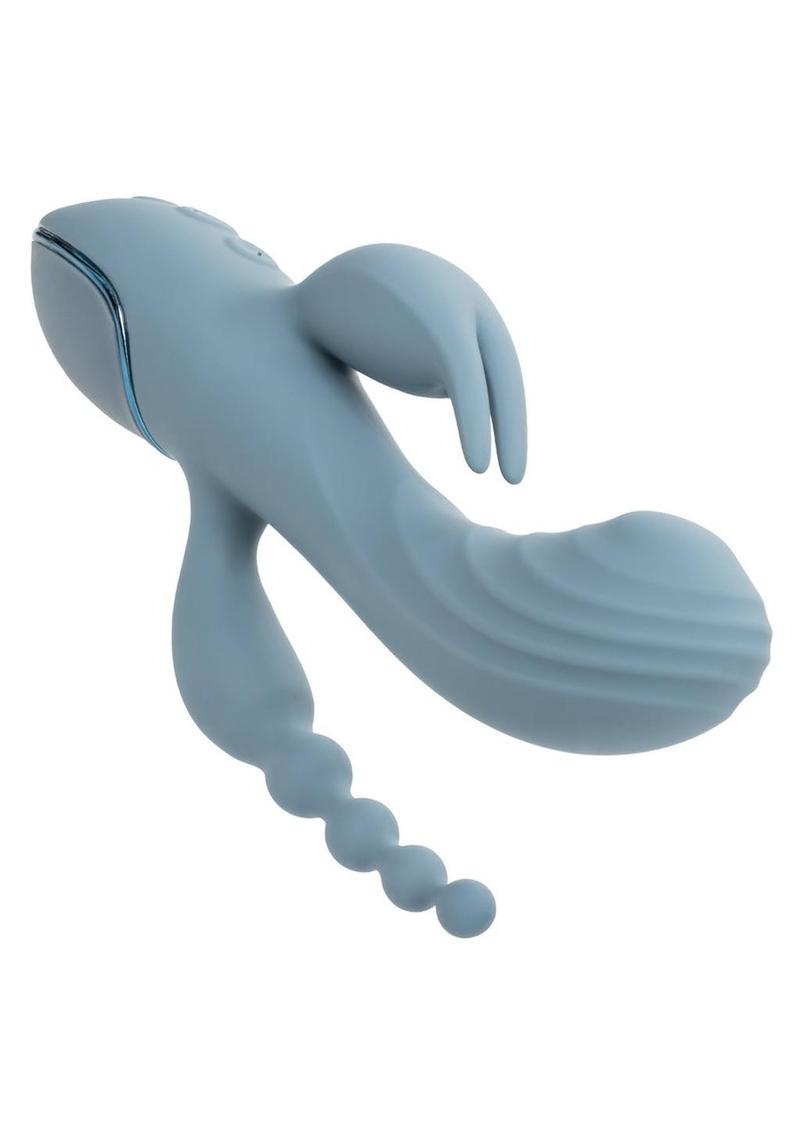 III Triple Ecstasy Rechargeable Silicone Stimulating Massager - True Pleasures