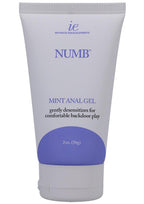 Intimate Enhancements Numb Anal Gel - Mint - 2oz - Bulk