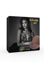Intimately Gg Silicone Nipple Cover - Brown