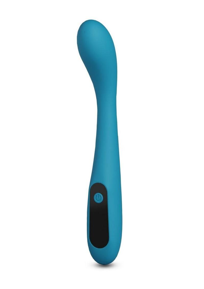 Inya Technica Rechargeable Silicone G-Spot Vibrator - Blue