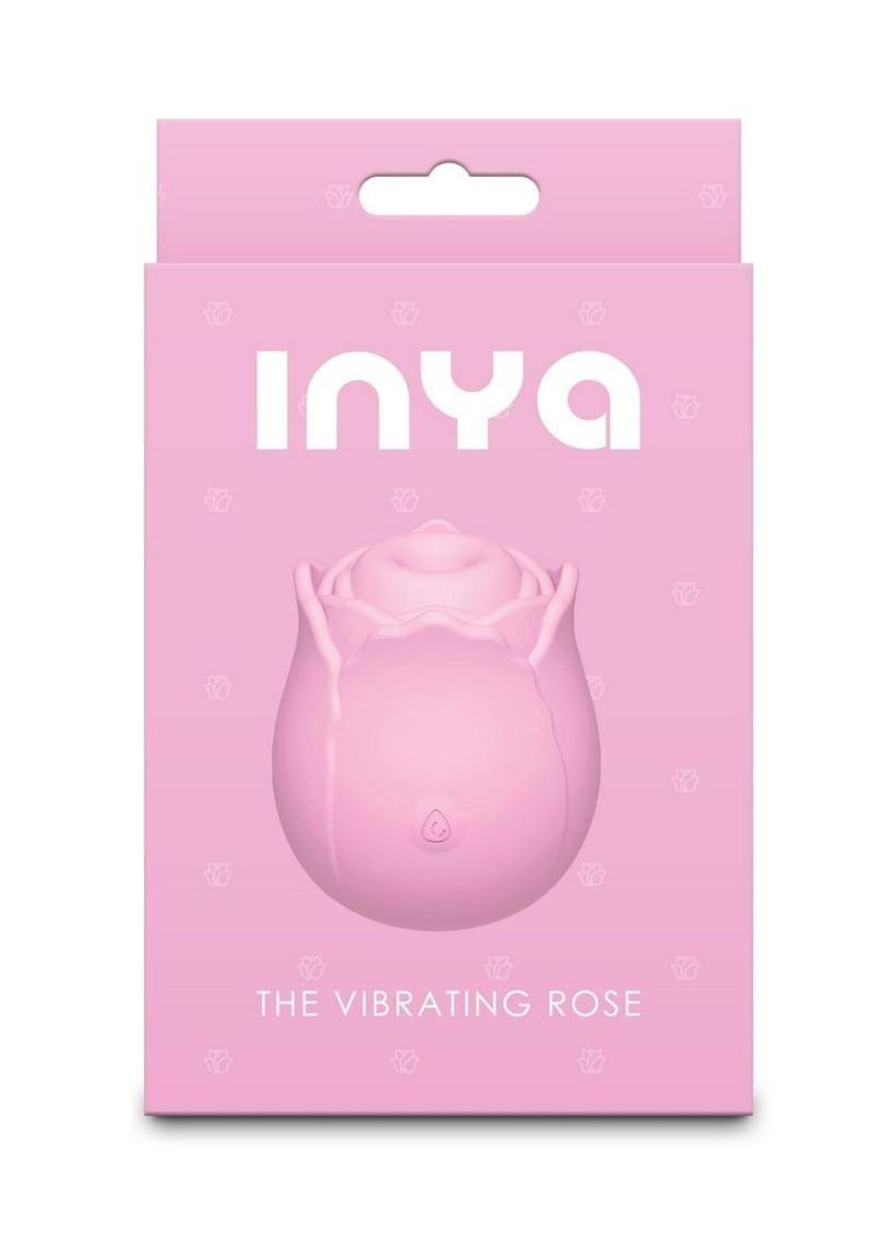 Inya The Vibrating Rose Rechargeable Silicone Clitoral Stimulator - Pink