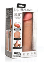 Jock Real Skin Silicone Dildo - Vanilla - 8.5in