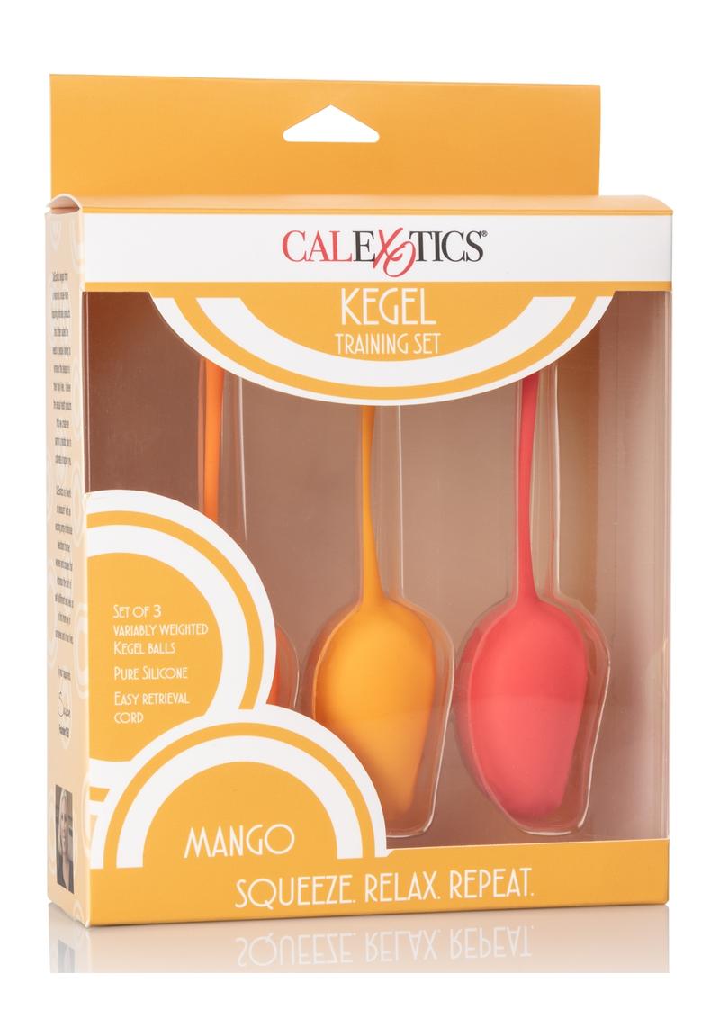 Kegel Training Set Mango Silicone - True Pleasures
