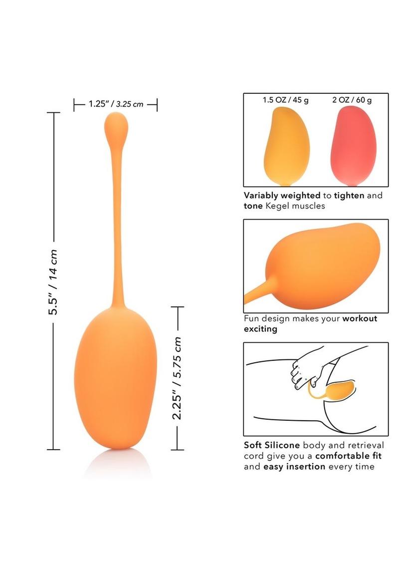 Kegel Training Set Mango Silicone - True Pleasures