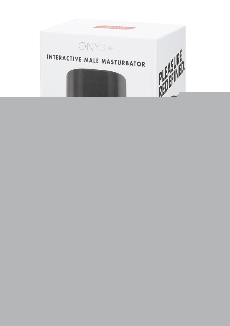 Kiiroo Onyx+ Interactive Vibrating Masturbator - Black