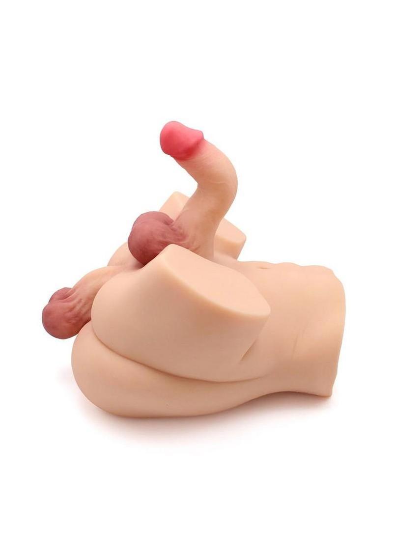 Kiotos Masturbator Penis In Ass and Dildo