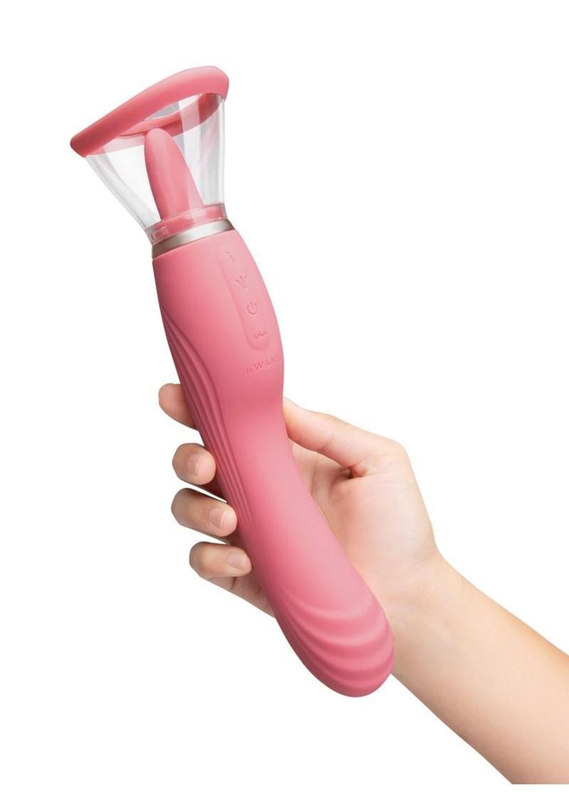 Le Wand Lick Silicone Rechargeable Vibrating Tongue