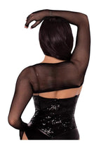 Leg Avenue Fishnet Fingerless Gloved Shrug