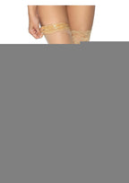 Leg Avenue Stay Up 3in Lace Top Lycra Sheer Thigh High