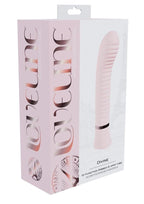 Loveline Divine 10 Function Rechargeable Silicone Ribbed G-Spot Vibrator - Pink