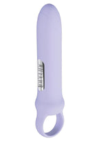 Loveline Harmony Loop Grip 10 Function Rechargeable Silicone Vibrator - Lavender/Purple
