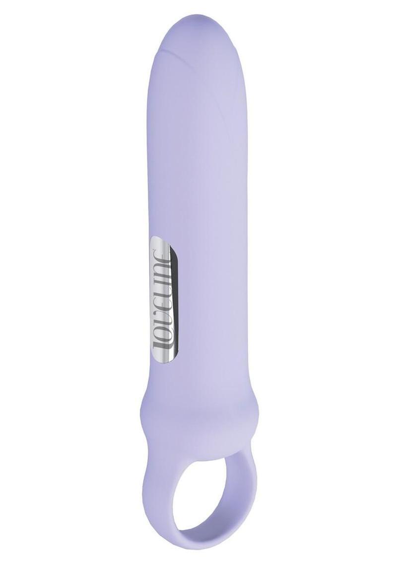 Loveline Harmony Loop Grip 10 Function Rechargeable Silicone Vibrator - Lavender/Purple